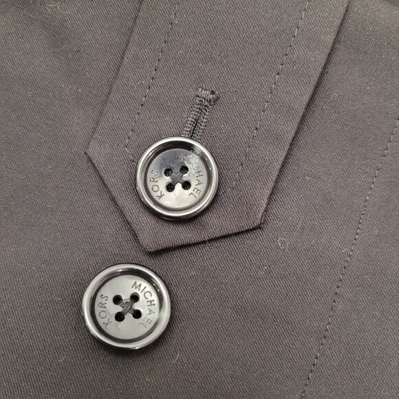 MICHAEL Michael Kors | Black Classic Button-Front Coat | Women’s XL (Men’s 40S) - Picture 7 of 7